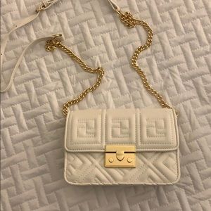 White Leather Purse